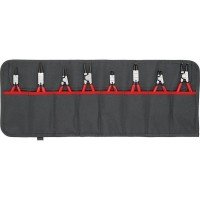 JGO ALICATES P/ CIRCLIPS EN BOLSA ENROLLABLE 8 PZA S KNIPEX