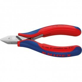 CORTAALAMBRES ELECTRÓNICA PUNTA REDONDA BISELADO L IGERO 115MM KNIPEX