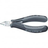 CORTAALAMBRES ELECTRÓNICA ESD PUNTA PLANA PUNTIAGU DA C/ BISEL PEQUEÑO 115MM KNIPEX