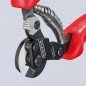 CORTACABLES CABLE TRENZAD O CON MANGO VARIOS COMPON ENTES 160MM KNIPEX