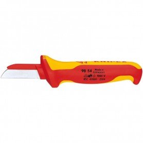 CUCHILLO PELACABLES VDE 1 80MM CON HOJA 50MM CON LO MO DE CUCHILLA PLÁSTICO K NIPEX