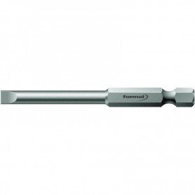 Punta dureza tenaz 1/4" D IN3126E6,3 plano 4x0,8x89 mm FORMAT