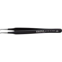 PINZA ANTIESTATICA PUNTAS ACODADAS 120MM NEGRO KNIPEX