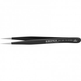 PINZA ESD PUNTA AGUDA 110 MM NEGRO KNIPEX