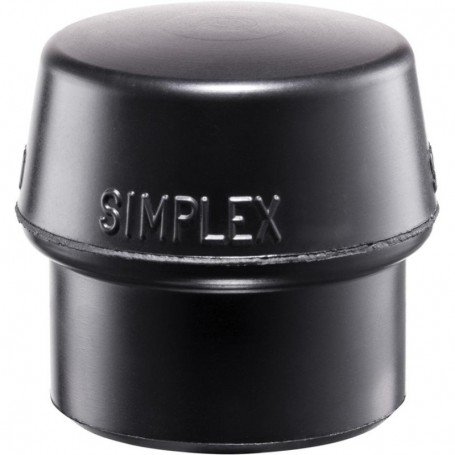 CABEZA PERCUTORA P/ MARTILLO DE SUPERFICIE 30MMM BLANDA SIMPLEX DE GOMA NEGRA