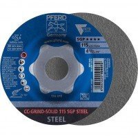 MUELA ABRASIVA CC-GRIND S OLID SGP STEEL 115MM PFER D