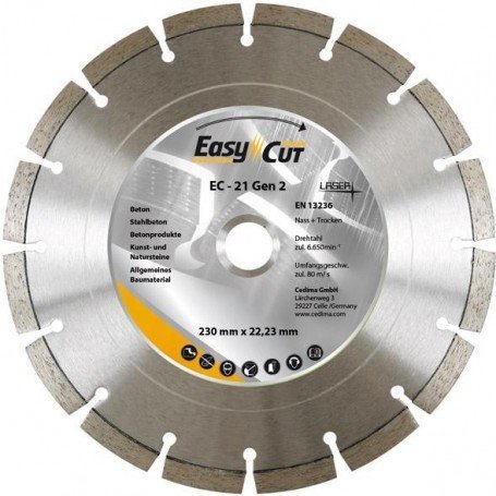 DISCO CORTE DE DIAMANTE E C-21.2 300X2,8X12X25,4MM CEDIMA