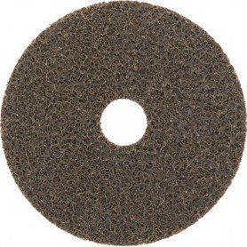 DISCO ABRASIVO VELCRO VEL LÓN 125MM GRUESO MARRÓN F ORMAT