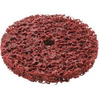 DISCO DE LIMPIEZA GRUESO 100X13X13MM EXTRA-GRUESO ROJO FORMAT