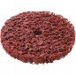 DISCO DE LIMPIEZA GRUESO 100X13X13MM EXTRA-GRUESO ROJO FORMAT