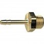 TOBERA PORTATUBO ROSCADA LATÓN AG G3/8" MANGUERA Ø INTERIOR 9MM RIEGLER