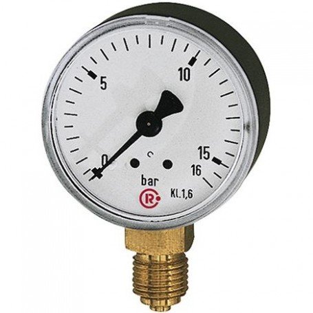 MANÓMETRO VERTICAL 50MM 0 -10BAR G1/4" RIEGLER