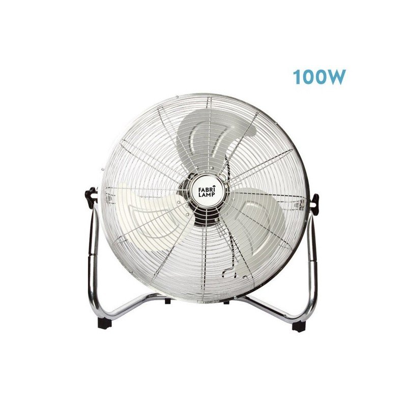 VENTILADOR INDUSTRIAL LIBIS 100W CROMO 52D FABRILAMP
