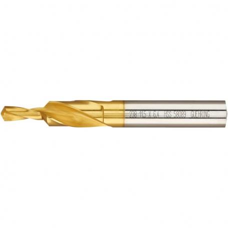 BROCA ESCALONADA HSS TIN AGUJERO PASANTE 90º M6 GÜ HRING