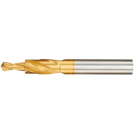 BROCA ESCALONADA HSS TIN AGUJERO PASANTE 180º M4 G ÜHRING