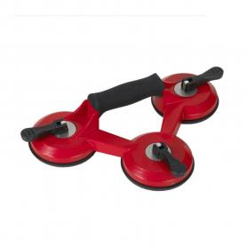VENTOSA ALUMINIO TRIPLE Ø17CM 100KG 66904 RUBI