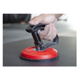 VENTOSA ALUMINIO 1 CABEZAL Ø12CM 40KG RUBI