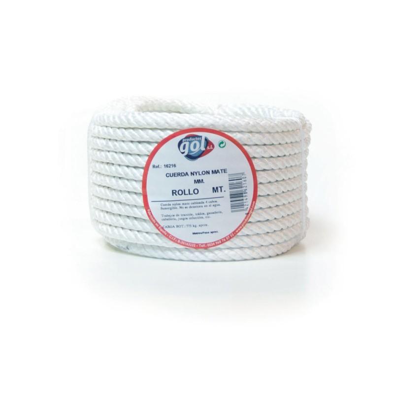 MINI ROLLO CUERDA NYLON 10MM 20MT MINI ROLLO CUERDA NYLON 10MM 20MT