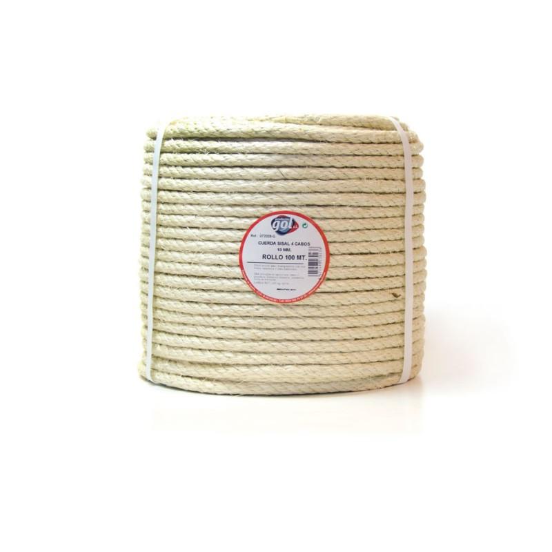 CUERDA ESPARTO SISAL 8 MM (R/100M) X MT.