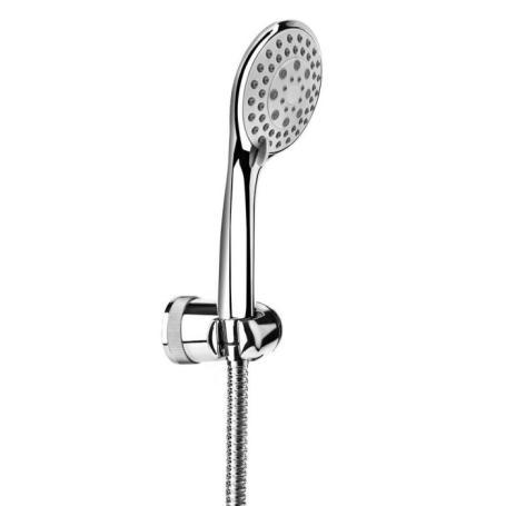 KIT DUCHA 1,5M C/SOPORTE MALDIVAS CROMADO
