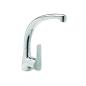 GRIFO MONOMANDO FREGADERO CAÑO CONFORMADO K8 CROMO
